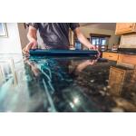 HNHN Sticky 50micron 600ft Marble Countertop Protection Film For Real Stone Surface for sale
