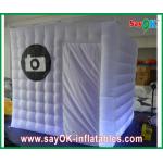 Inflatable Photo Booth Enclosure 2.4 X 2.4 X 2.5m Inflatable Mobile Photobooth Blow-Up Tent With Camera Logo for sale