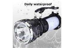 China SMD2835 Rechargeable Battery Ip55 Solar Led Flashlight Torch Waterproof For Tent supplier