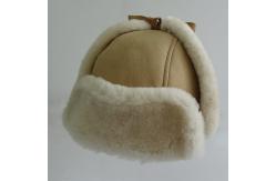 China The queen of quality warm sheepskin trapper korean winter hat supplier