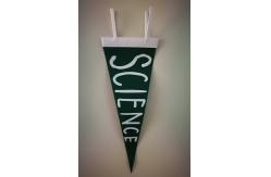China Custom Polyester Waterproof Felt Triangle Banner Silk Screen Printing supplier