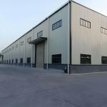 Industrial Steel Structure Warehouse Construction , Prefab Metal Warehouse Building for sale