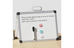 China Dry Erase Small Desktop Whiteboard Portable Reusable Durable With Storage Bag supplier