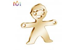 China anti rust Plating OEM Meaningful Engravable Boy Girl Pendant supplier