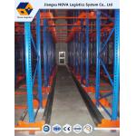 High Density Jiangsu NOVA Selective Heavy Duty Shuttle Metal Pallet Racks for sale