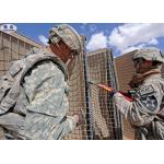 Sand Filled Military Protection Hesco Barrier Low Carbon Steel Wire for sale