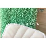 Green Color Microfiber Small Chenille Fabric Mop Heads Mop Replacement Pads for sale