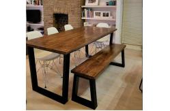China TRAPEZIUM SHAPED BENCH LEGS WITH TOP SUPPORT BAR supplier