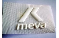 China OEKO Silicone Rubber Logo Sticker 10s 3D Heat Transfer Garment Patches supplier