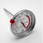 Wide Screen Oval Shape Dial Oven Thermometer For Meat / Beef / Chicken for sale