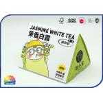 SGS Packaging Tea Bag 157gsm Copper Paper Gable Packaging Box for sale