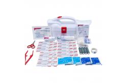 China Travellers Survival First Aid Kit In Flashlight Torch Box With Batteries supplier