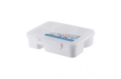 China 1170ml Reusable Plastic Lunch Containers With Soup Water Cups supplier