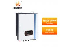 China Wholesale 600V 30Kw Three Phase Hybrid Solar Inverter with MPPT Charging Mode supplier