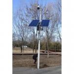 6m 8m 10m Galvanized Steel Pole Camera Monitoring For Solar Panel System for sale