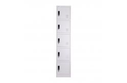 China Cyber Lock Five Door Steel Locker Metal Employee Locker Gym Locker supplier