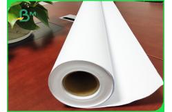 China 80gr CAD Paper Rolls Adapt To Inkjet Printing Hight Whitness 70m 100m Length supplier