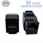 8P8C Female RJ45 Cat6A UTP Keystone Jack With Phosphor Bronze Contact