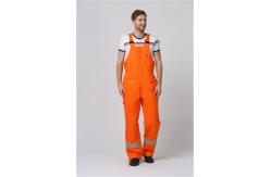 China EN1149 Flame Retardant Workwear With 1% Carbon Fiber Winter Bib Pants supplier