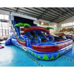 EN71 Advertisement Commercial Bounce House With Water Slide for sale