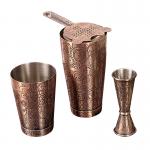 Portable Bartender Kit With 18oz 28oz Boston Shaker Barware Tool Set