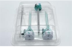 China White and Blue Plastic Laparoscopic Trocar Kit OEM Service supplier