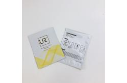 China customized label 3 side heat seal flat mylar cosmetic cream packaging pouch supplier