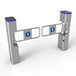 SUS304 Swing Barrier Turnstile Supermarket Entry Gates 0.2s for sale