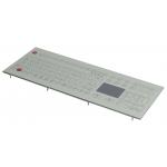 108 Keys IP65 Industrial Membrane Keyboard Top Panel Mounting