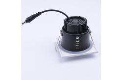 China Square 85mm Dimmable LED Downlights 3000k 38° Beam Angle supplier