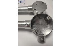 China Electrical Metallic Tubing EMT Aluminum Junction Box 1 Way With Cover supplier