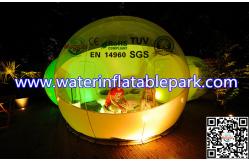 China Lighting Inflatable Bubble Tent For Outdoor Camping and Event supplier