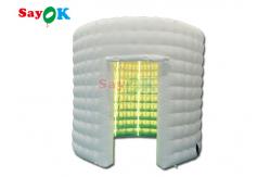 China ROHS Inflatable White Photo Booth Wall Selfie Backdrop Photo Booth Enclosure supplier