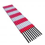 Pure Carbon Fibre Multiple Color 3.5 Meter High Gloss Reflective Film Parking Gate Barrier Boom Pole for sale