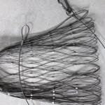 Lamp Anti Falling Safety Net Stainless Steel Wire Mesh Bag for sale