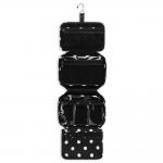 Wave Point Print Polyester Travel Toiletry Bag for sale