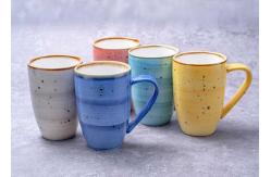China 11 X 7.5 X 11.1cm 250cc Glaze Stoneware Ceramic Mug Cup supplier