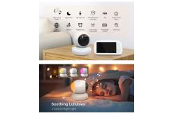 China 5 Inch HD Baby Monitor with Night Vision and Two-Way Audio supplier