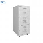 Commercial Furniture Metal Mobile Drawer Filing Cabinet Units Under The Desk for sale
