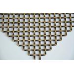 Crimped 2 Inch Woven Wire Mesh Panel For Cabinet Insert for sale