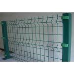 50x100mm Green PVC Coated Wire Fencing 3D Curved For Garden for sale