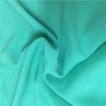 Dyed 100 Polyester Fabric , Spring / Summer Use Blue Polyester Fabric for sale