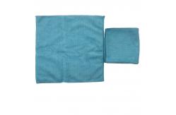 China 40x40 Piped Warp Knitted Blue Microfiber Fabric 80% Polyester 20% Polyamide supplier