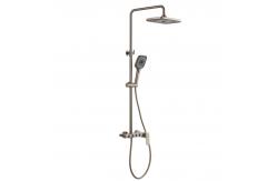 China Bathroom Rainfall Shower Head System Wall Mount With Handheld Spray supplier