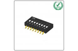 China UL 1.27mm Half Pitch DIP Switch With Gull Wing Lead supplier
