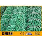 Economical Green PVC Chain Link Mesh Fencing ASTM F668 for sale