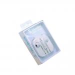 Earphone box PVC window packaging see through paper box for sale