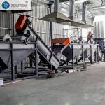 Plastic Bottle Recycling PET Plastic Bottle Crusher Cleaning Line Technology