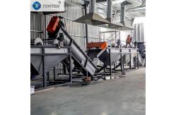 China Plastic Bottle Recycling PET Plastic Bottle Crusher Cleaning Line Technology supplier