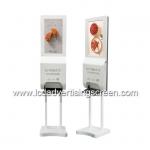 21.5 Inch Lcd Digital Totem With Automatic Foam Soap Hand Sanitizer Dispenser for sale